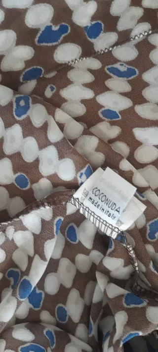 Blusa Coconuda fantasia geometrica XL