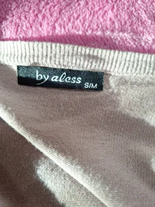 Chaqueta rosa de punto