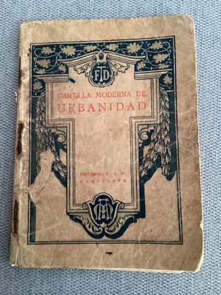 Cartilla moderna de urbanidad 1928