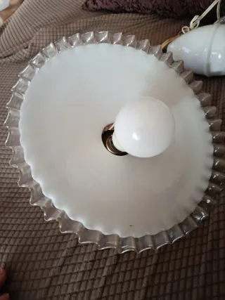 Antigua lámpara de polea francesa Años 20 Art Decó