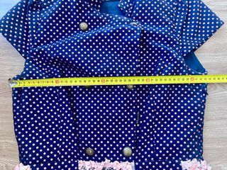 Vestido fiesta azul/rosa