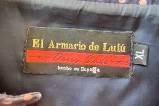 Vestido fiesta azul/rosa