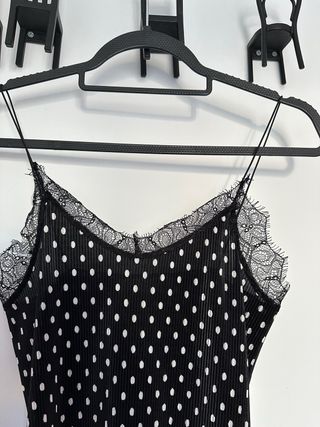 Top Sfera lunares con encaje – Talla M