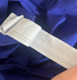 Vestido Sfera azul eléctrico