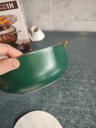 Freidora Japonesa Verde con Termómetro