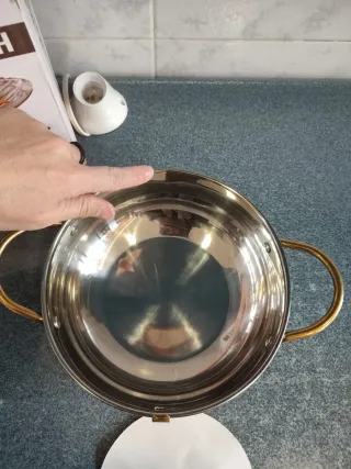 Freidora Japonesa Verde con Termómetro