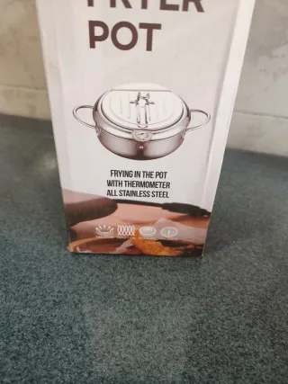 Freidora Japonesa Verde con Termómetro