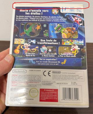 Super Mario Galaxy Gioco per Nintendo WII Cpmpleto