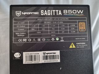 Fuente Nfortec Sagitta 850W