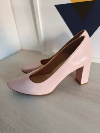 Zapatos tacón Mimao nude - Talla 40