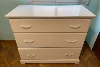 Cómoda Ikea "Birkeland" Blanca Madera