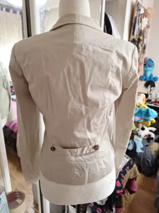 Traje de chaqueta beige