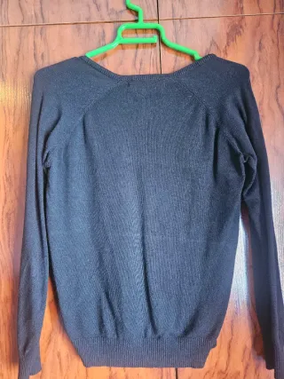 Jersey negro manga larga