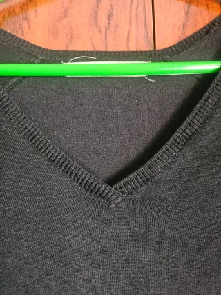 Jersey negro manga larga