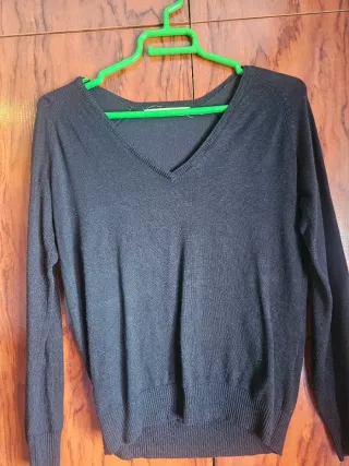 Jersey negro manga larga