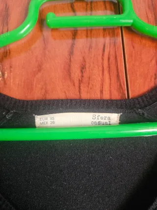 Jersey negro manga larga