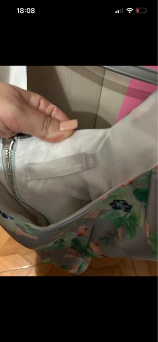 Vestido Pimkie evento rosa y multicolor