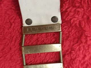 Cintura Nani bianca con strass multicolor