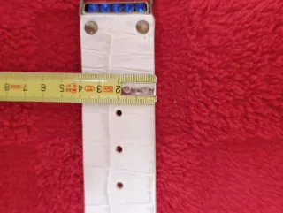 Cintura Nani bianca con strass multicolor