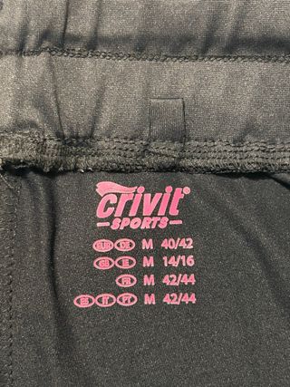 Pantalón deportivo mujer negro