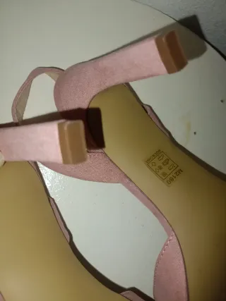 Zapatos fiesta CORINA rosa/plata Talla 40