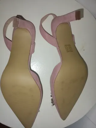 Zapatos fiesta CORINA rosa/plata Talla 40