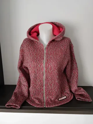 Chaqueta con capucha multicolor