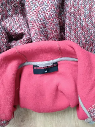 Chaqueta con capucha multicolor