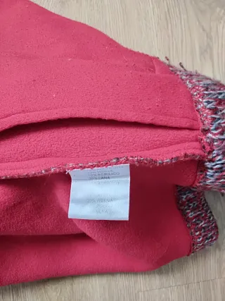 Chaqueta con capucha multicolor