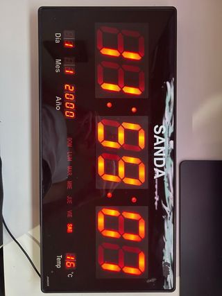 Reloj Digital SANDA Negro