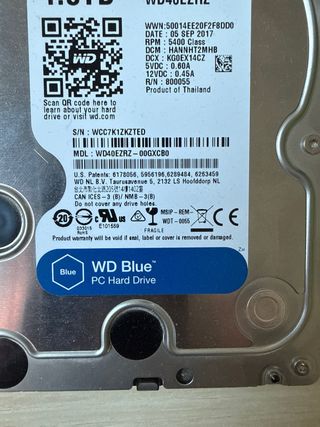 Disco Duro 4TB WD SATA