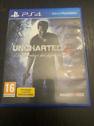 PS4 1TB + Mando + Uncharted 4 + Caja + Cables