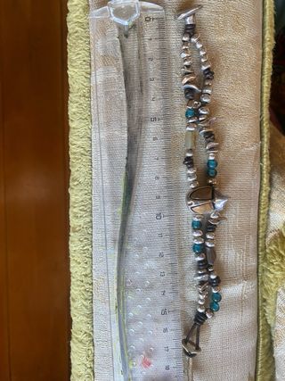 Pulsera UNO de 50 unisex color plata y multicolor.