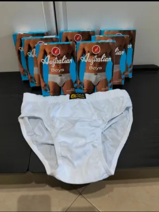 Lotto 7 slip Australian ragazzo taglia 14 anni