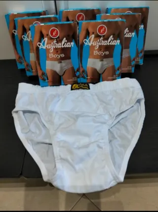 Lotto 7 slip Australian ragazzo taglia 14 anni