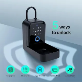 Caja de seguridad para llaves con huella