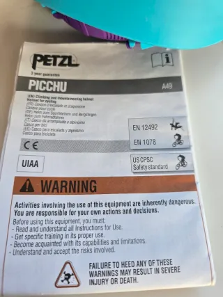 Casco Petzl Picchu bici/montaña. Talla 48-54 cm
