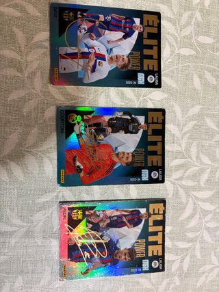 Cromos Fútbol Panini Elite Power Gavi, Pedri, Cour