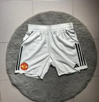 Manchester United FC Shorts Blancos Adidas
