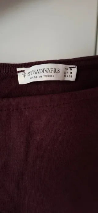 Camiseta manga larga fruncida morada