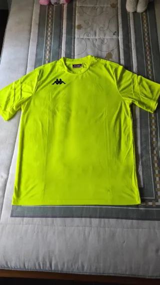 Camiseta Kappa Amarillo Flúor