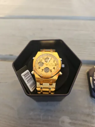 Reloj Skyline Dorado Hombre