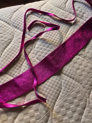 Cintura fucsia con interno scamosciato