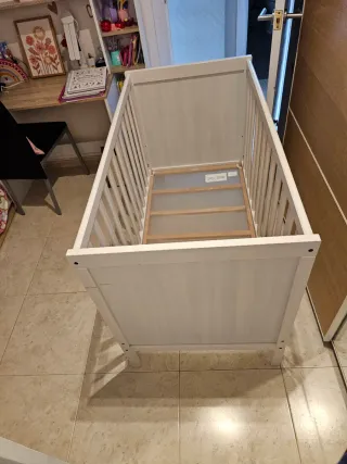 Cuna SUNDVIK blanca 60x120 cm