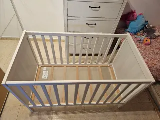 Cuna SUNDVIK blanca 60x120 cm