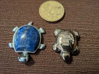 Lote de 10 figuras de tortugas decorativas