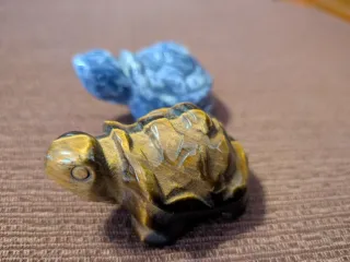 Lote de 10 figuras de tortugas decorativas