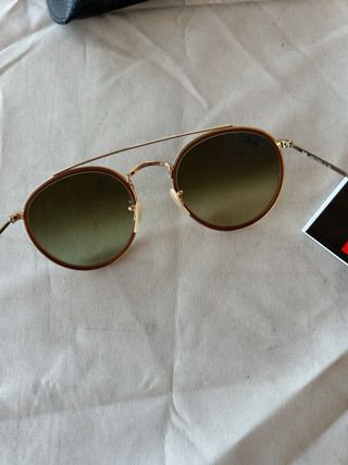 Ray-Ban Gafas de Sol Redondas Doble Puente