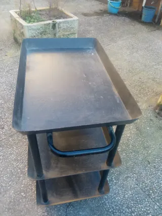 Carrito auxiliar de trabajo 3 niveles.