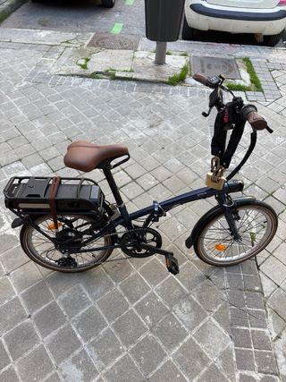 Bici elettrica pieghevole BTWIN seminuova